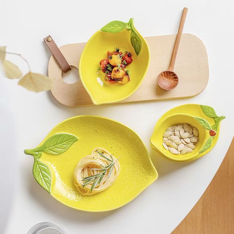 Lemon Design Ceramic Bowl