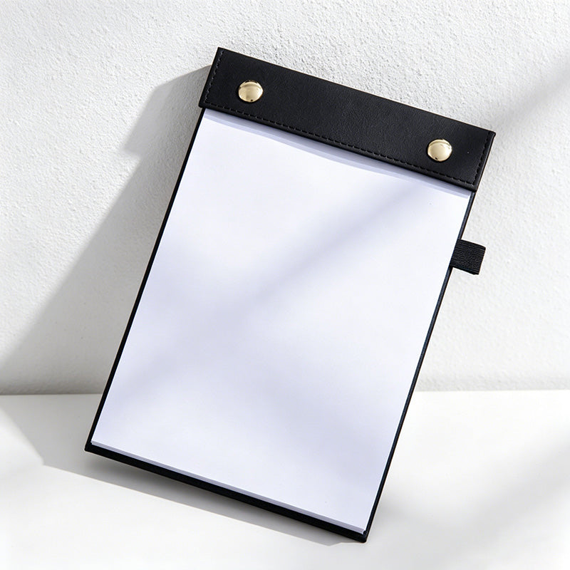 A5 Clipboard Notepad – Refillable Writing Pad with Pen Loop (150 Sheets)