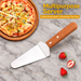Stainless Steel Triangle Cake Server with Wooden Handle