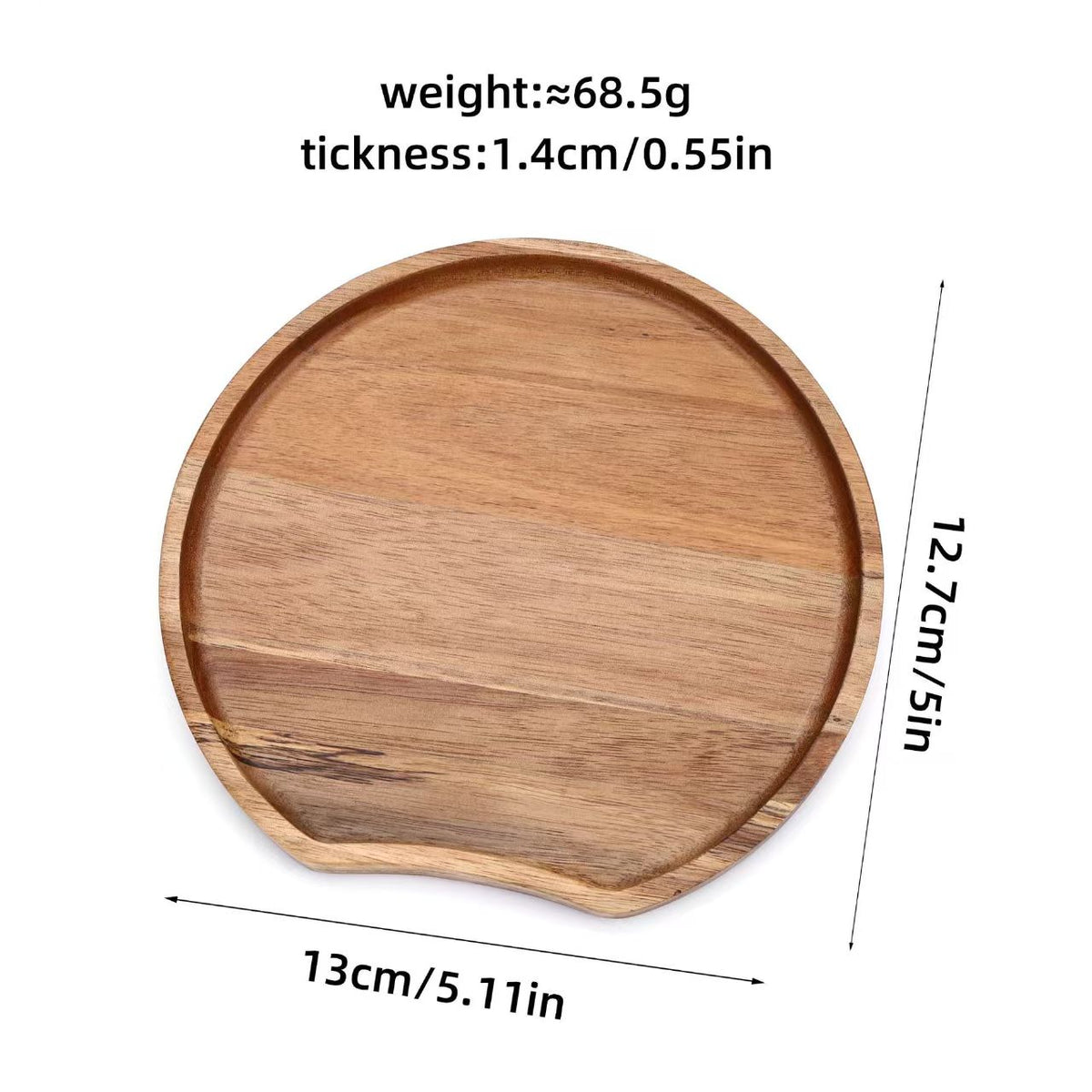 Wood Cloud Shape Serving Tray Decorative Storage Tray