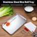 Stainless Steel Rectangular Steaming Tray