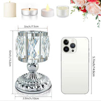 Candle Cup Candleholder Iron Decor Set, Home Accent