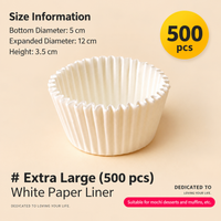 Disposable Paper Cupcake Liners Baking Muffin Cups