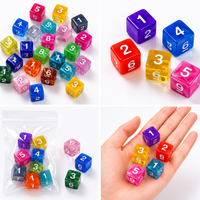Acrylic D6 Dice Set for RPG, DND, COC & Tabletop Games