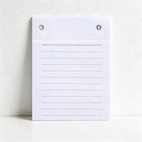 A5 Clipboard Notepad – Refillable Writing Pad with Pen Loop (150 Sheets)
