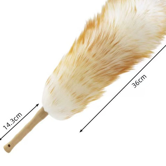 Wool Dust Duster with Bamboo Handle