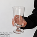Vintage Footed Glass Tumbler – 300ml Elegant Drinking Cup