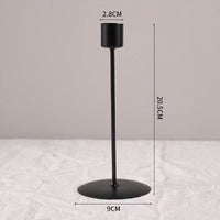 Luxe Iron Candleholder Set for Dining Table Decoration