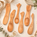 Cute Wooden Spoon | Cartoon Honey Jam Spoon for Kids Dining & Kitchen Accessories