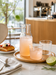 Hand Blown Heat Resistant Glass Carafe Tumbler Set