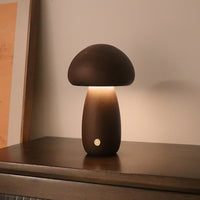 Ins Mushroom Night Light – Touch LED Bedside Ambient Lamp
