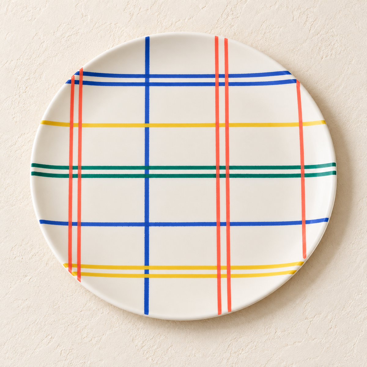 Bamboo Fiber Dinner Plate – 25 cm