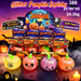 Glitter Pumpkin Squishy TPR Halloween Squeeze Toy Set (12PC)