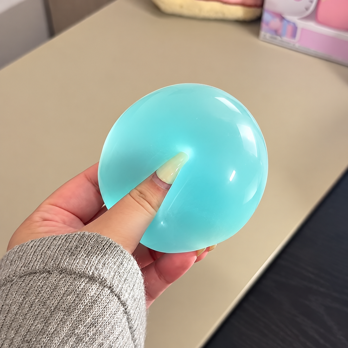 Aqua Dream Squishy Ball for Desk Breaks and Fidgeting