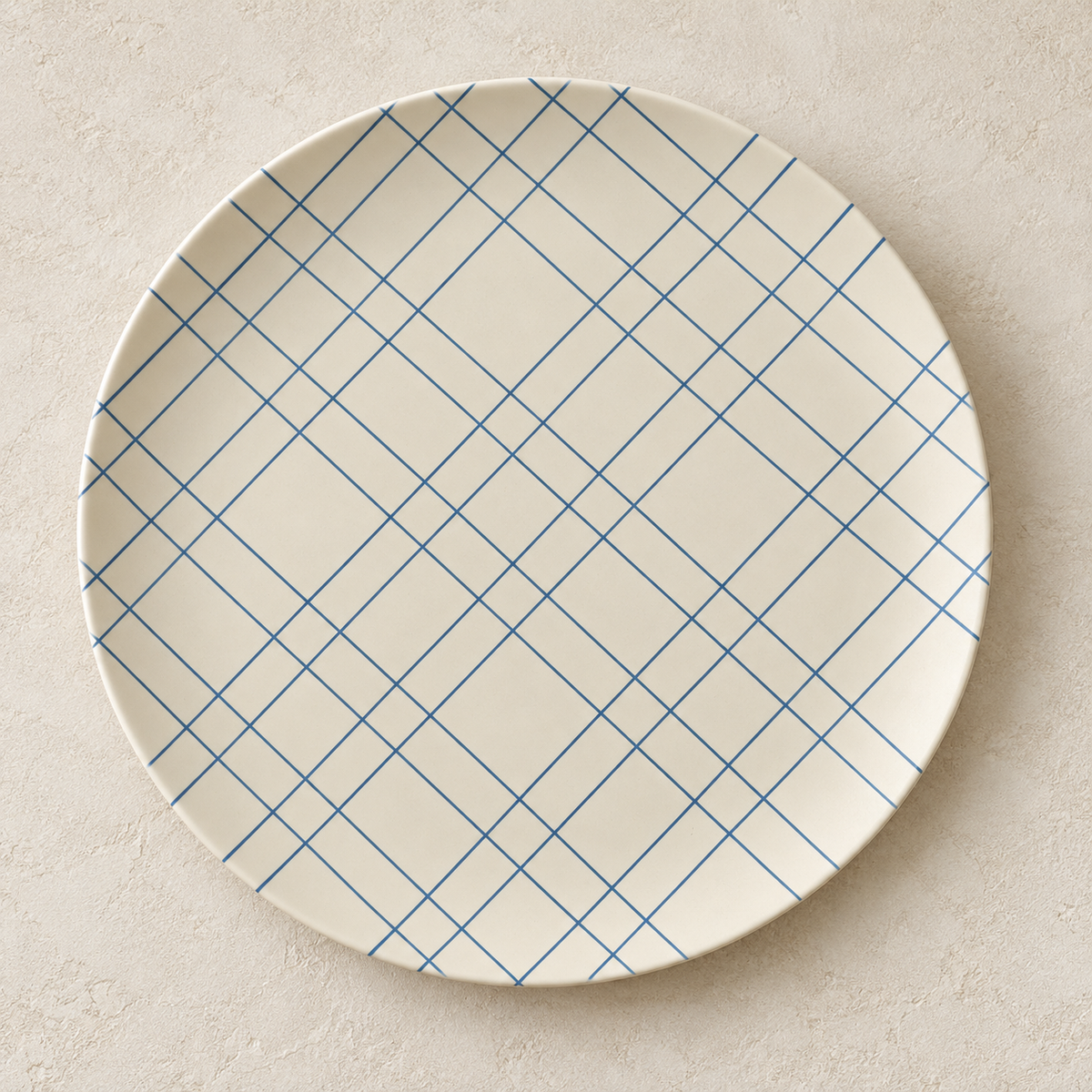 Bamboo Fiber Dinner Plate – 25 cm