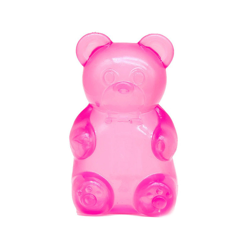 Colorful Gummy Bear Squishy Slow Rising Stress Relief Toy