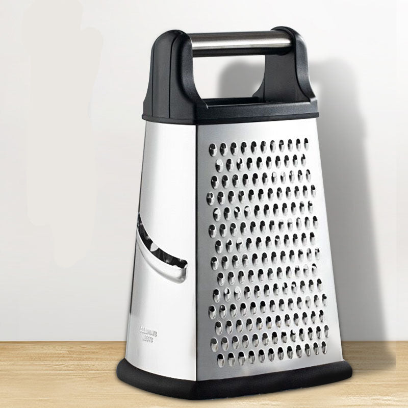 Stainless Steel 4 Sided Box Grater for Cheese Vegetables and Fruits