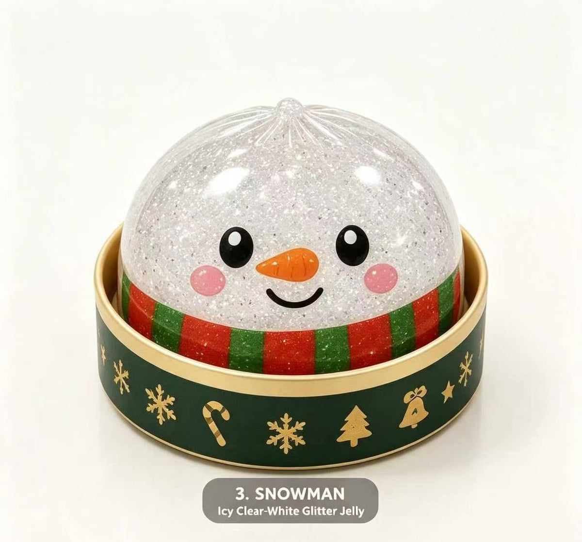 Christmas Dumpling Blind Box Squishy – Cute Holiday Stress Relief Toy for Christmas Gifts, Stocking Stuffers & Party Favors