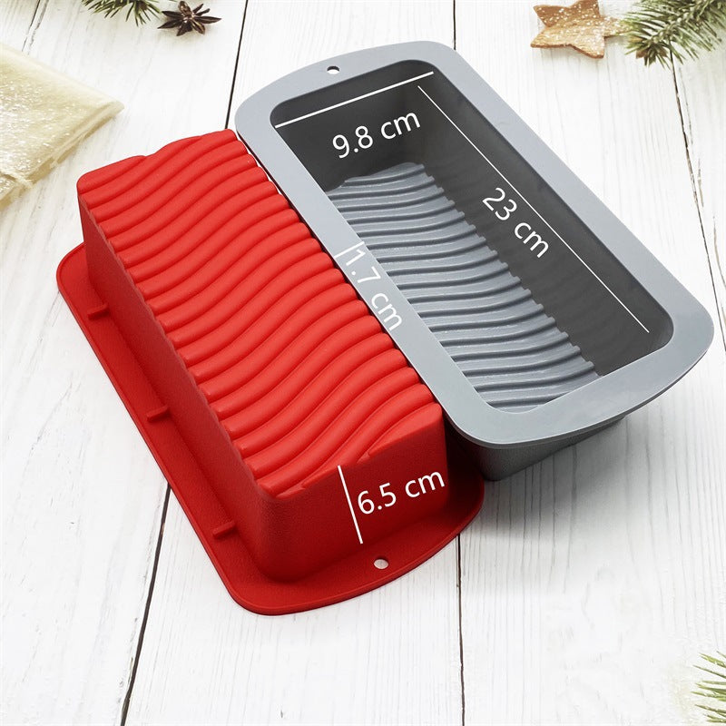 Rectangular Silicone Loaf Pan for Bread Cakes and Homemade Baking