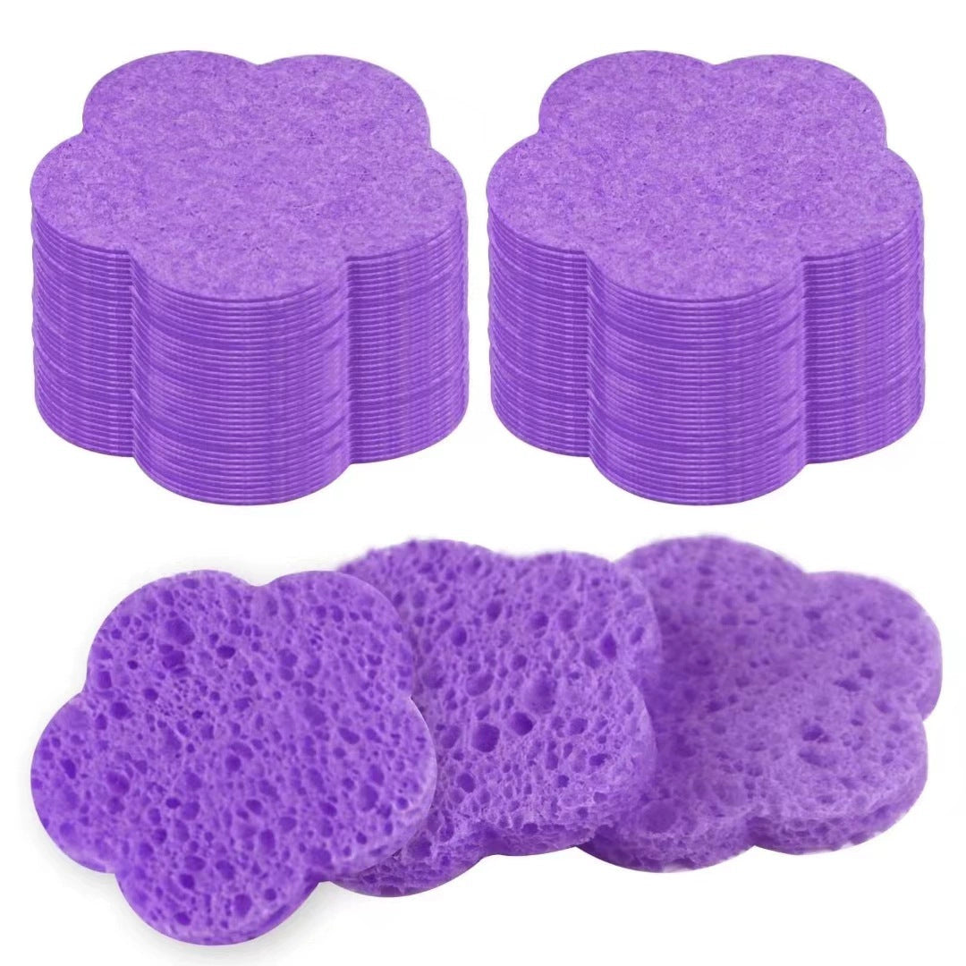 Flower Shaped Cellulose Kitchen Sponges for Dishwashing and Cleaning