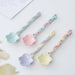 Ceramic Flower Spoon – Cute Twisted Handle Dessert Spoon for Kitchen & Dining