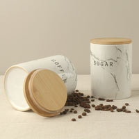 Marble Ceramic Storage Jar – 700ml Kitchen & Home Canister