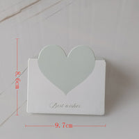 Pastel Heart Note Cards with Matching Envelopes 20 Piece Set