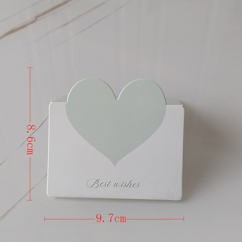 Pastel Heart Note Cards with Matching Envelopes 20 Piece Set