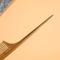 Sandalwood Fine Tooth Rat Tail Comb Natural Wooden Hair Styling Comb