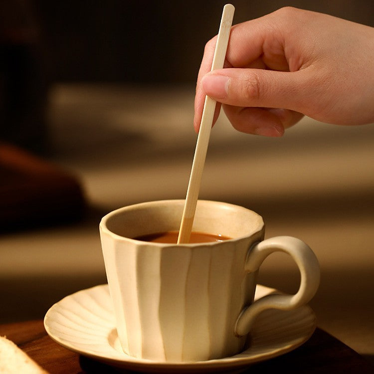 Disposable Bamboo Coffee Stirrers Individually Wrapped