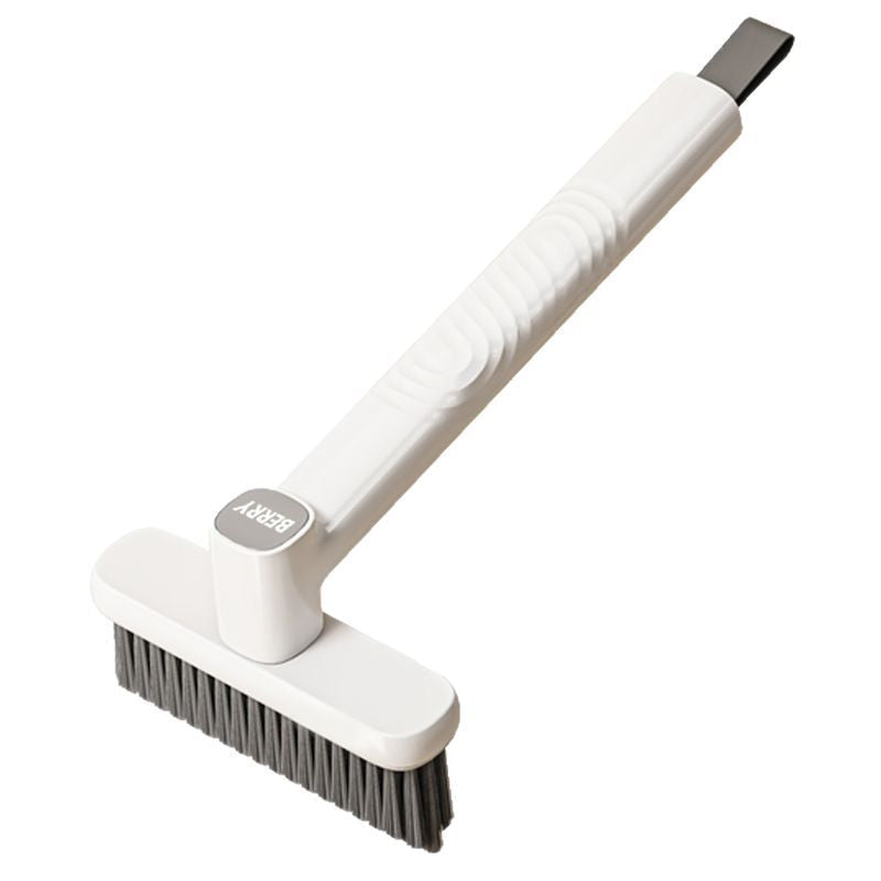 Long Handle Cleaning Brush – V Shape Hard Bristle Scrub Brush for Bathroom Tiles, Kitchen & Home Cleaning