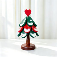 3D Layered Christmas Tree Table Decoration Festive Mini Tree Ornament