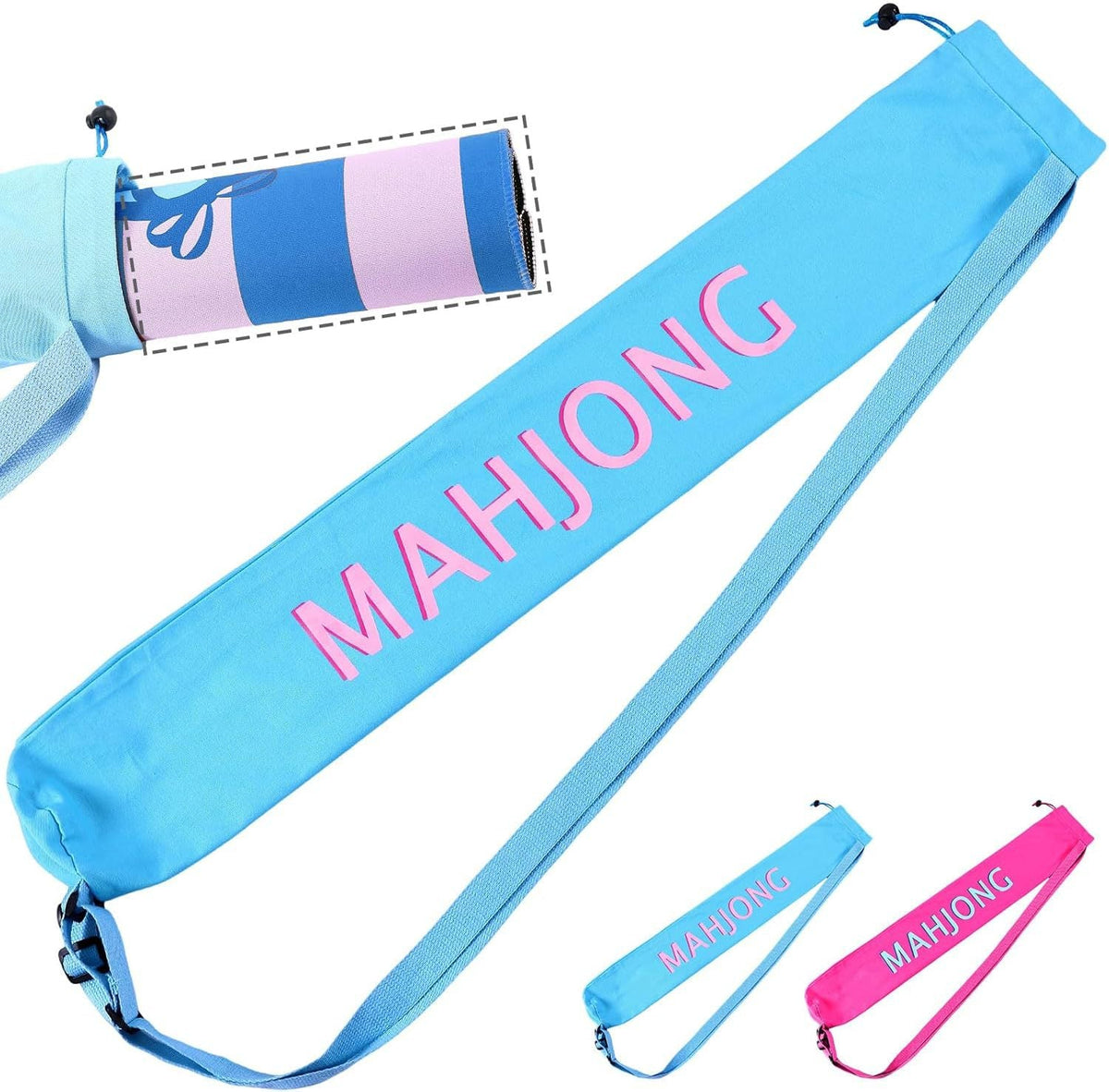 Mahjong Travel Bag – Large Capacity Crossbody Storage Tote