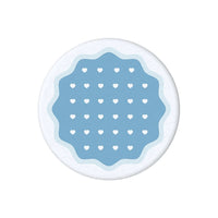Round Diatomaceous Earth Coaster – Decorative Cup Mat with Gingham, Stripes, Hearts and Bow Patterns