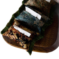 Classic Fabric Tissue Box Cover, European Style Tabletop Tissue Holder