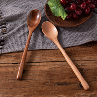 Long Handle Wooden Cooking and Serving Spoon