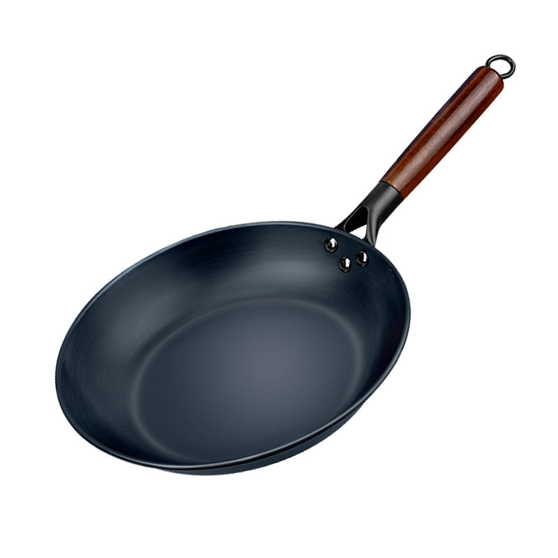 Nonstick Frying Pan with Wood Style Handle