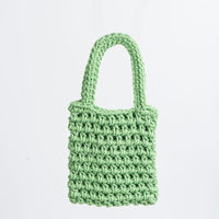 Cotton Rope Crochet Tote Bag – Handmade Woven Shoulder Bag for Summer, Beach, Shopping & Everyday Use