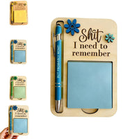 Creative Wooden Sticky Note Holder
