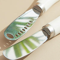Ceramic Handle Spreader Knife – Stainless Steel Butter and Cheese Knife