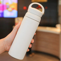 500ml Reusable Water Bottle – Portable Loop Lid Drink Bottle for Travel, Office, Gym, Outdoor Sports & Daily Hydration