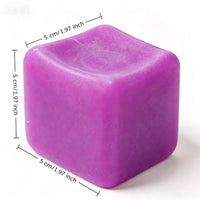 TPR Cube Squeeze Toy – Purple Soft Sensory Stress Relief Squishy