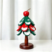 3D Layered Christmas Tree Table Decoration Festive Mini Tree Ornament