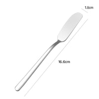 410 Stainless Steel Butter Spreader Knife, Rounded Blade, 6.5 in