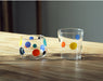300ml Polka Dot Tumbler & Round Glass Cup for Coffee, Juice & Daily Use
