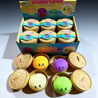Squishy Bao Bun Stress Toy – Soft Silicone Squeeze Relief Toy