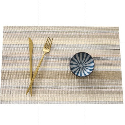 PVC Heat Resistant Placemat, Waterproof Table Mat & Coaster
