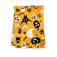 Halloween Kitchen Towel Cute Ghost Pumpkin Bat Print Microfiber Dish Towel