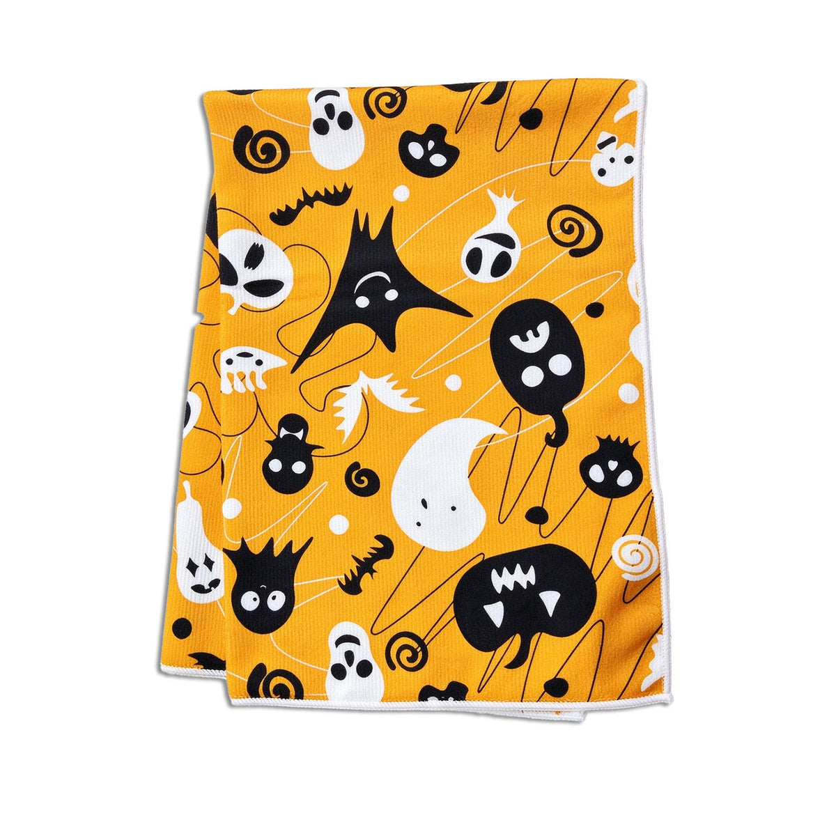 Halloween Kitchen Towel Cute Ghost Pumpkin Bat Print Microfiber Dish Towel