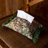 Classic Fabric Tissue Box Cover, European Style Tabletop Tissue Holder